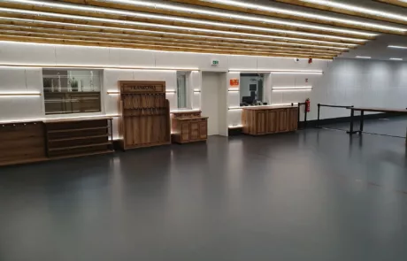Innenausbau Gabriel - Raumschießanlagen für Polizei, Schützenvereine und Investoren - Referenz - Frankonia Flagship-Store in Rottendorf