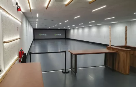 Innenausbau Gabriel - Raumschießanlagen für Polizei, Schützenvereine und Investoren - Referenz - Frankonia Flagship-Store in Rottendorf